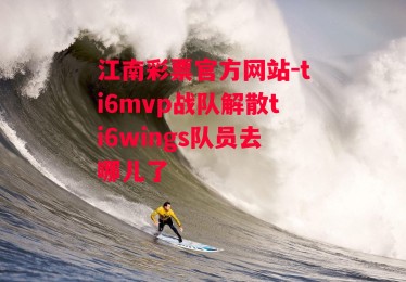 江南彩票官方网站-ti6mvp战队解散ti6wings队员去哪儿了